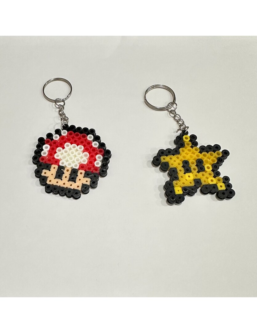 Small Wario Perler Beads Mario Mushroom Fuse Beads Paper Mario